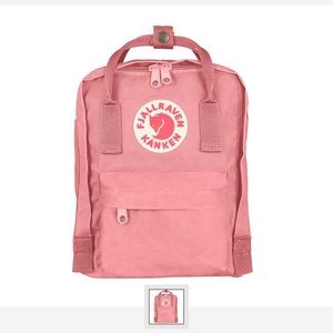 Mini pink backpack